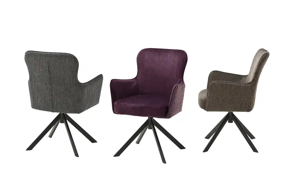 Esszimmerstuhl drehbar Effi BHT 62|84|64 cm, Velours Esszimmerstuhl drehbar Effi BHT 62|84|64 cm, Velours