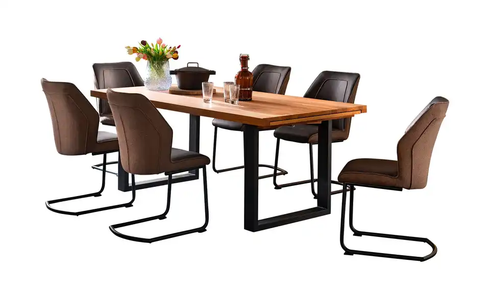 Woodford Kufentisch ausziehbar Aaron BHL 100|77|180 cm