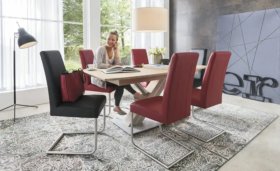 Woodford Säulentisch ausziehbar Tristan BHL 90|75,5|160 cm