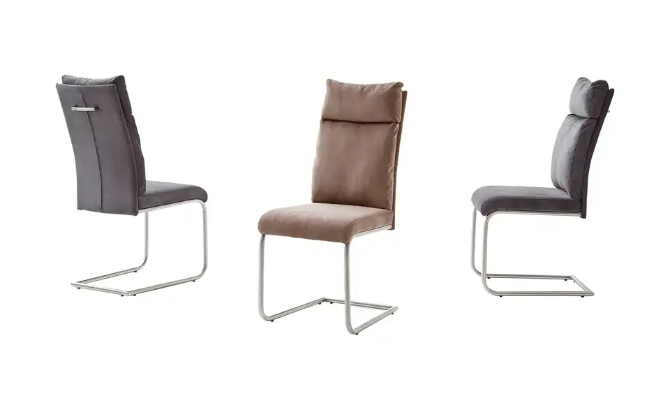 Freischwinger mit Griff Piru BHT 45|106|62 cm, Mikrofaser