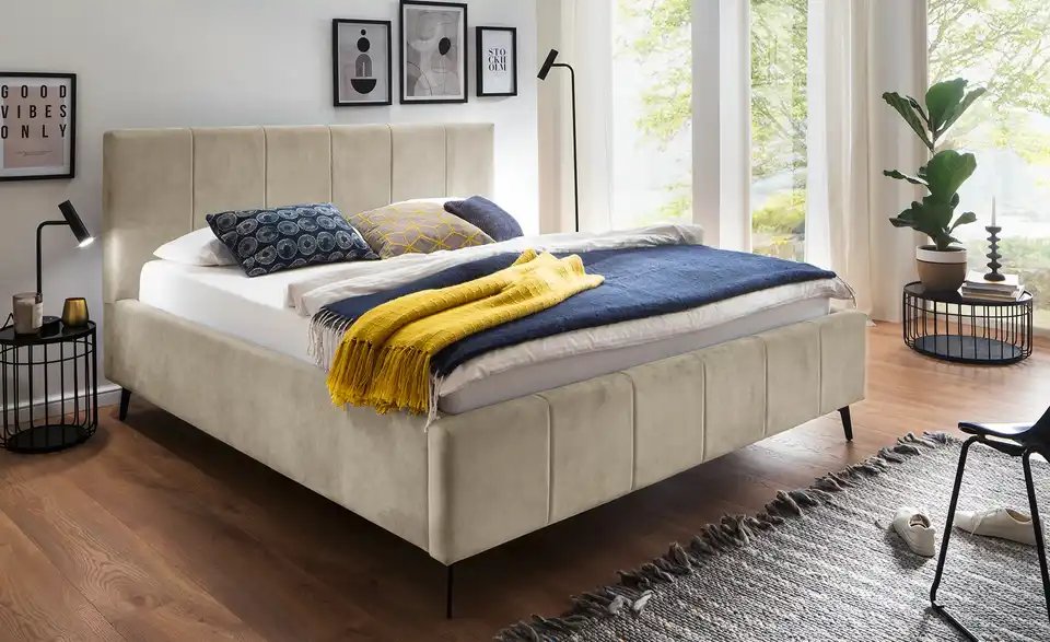 Polsterbettgestell Lizzano BHL 174|114|215 cm