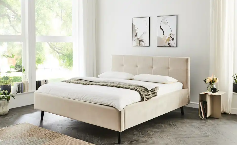 Polsterbettgestell Evita BHL 196|110|218 cm