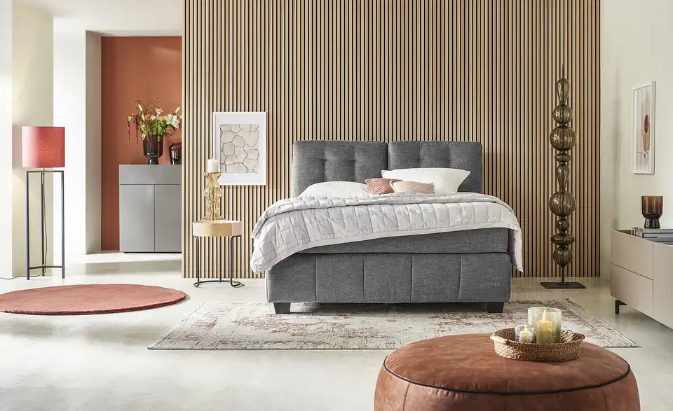 Jette Home Boxspringbett Jette Pillow BHL 162|140,5|227 cm