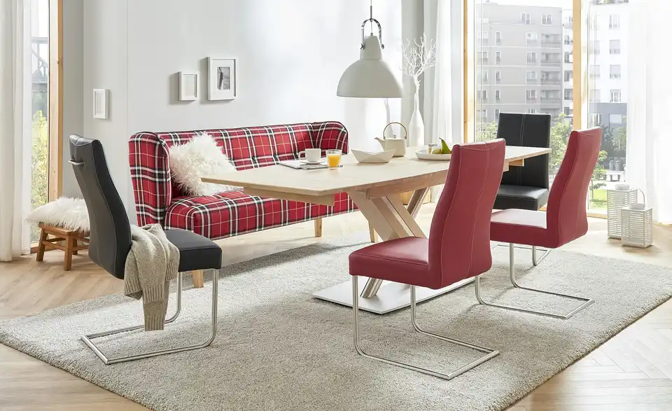 Woodford Schwingstuhl Tessa BHT 46|97|59 cm, Kunstleder