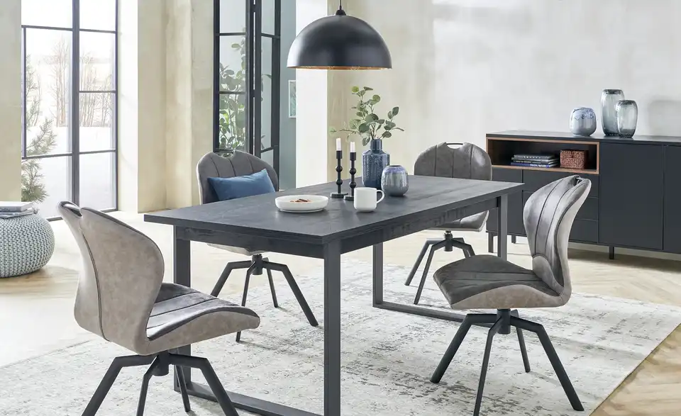 Drehstuhl Ingo BHT 51|89|62 cm, Mikrofaser