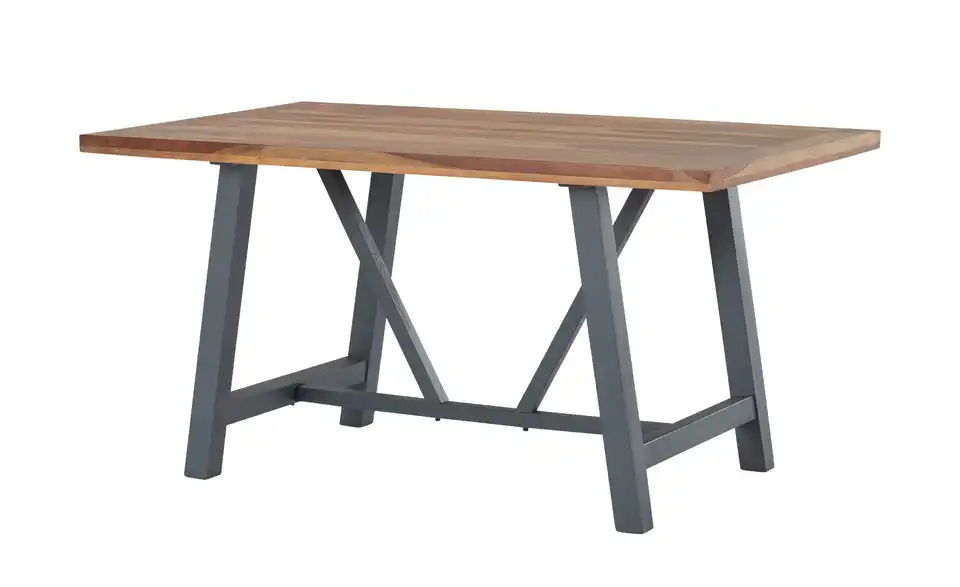 Esstisch aus massivem Sheesham-Holz Joerge BHL 90|76|150 cm