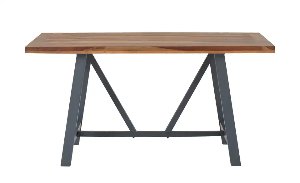 Esstisch aus massivem Sheesham-Holz Joerge BHL 90|76|150 cm