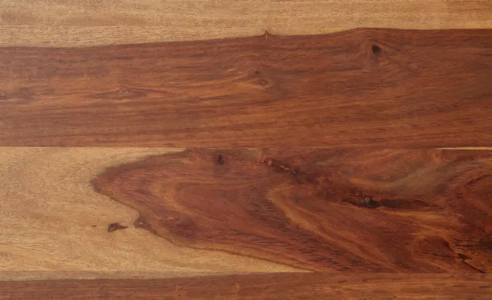 Esstisch aus massivem Sheesham-Holz Joerge BHL 90|76|150 cm