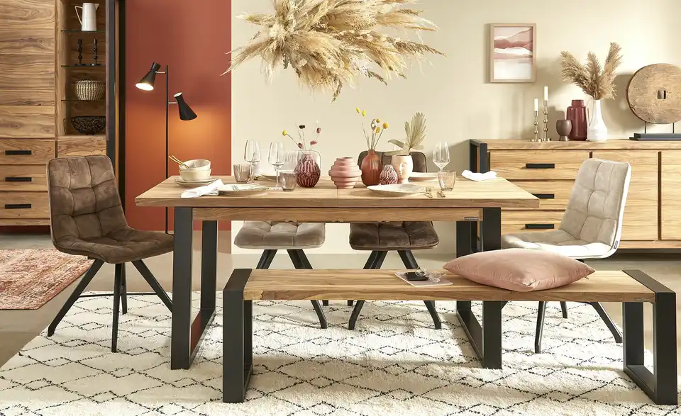 Gray u0026 Jones Kufen-Esstisch ausziehbar Tierra Fuego One BHL 90|76|180 cm