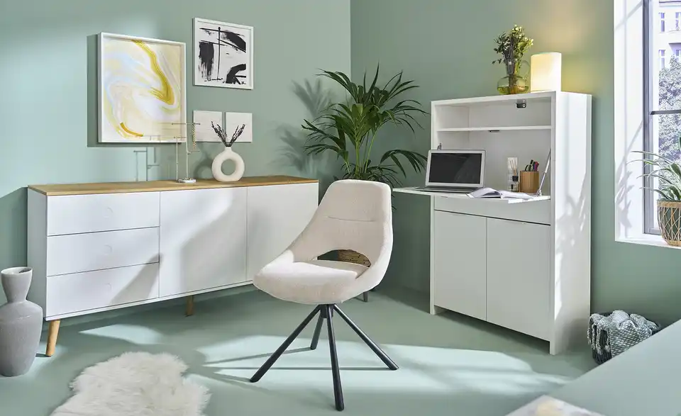 uno Esszimmerstuhl drehbar Debby BHT 53|85|61,5 cm, Webstoff grob