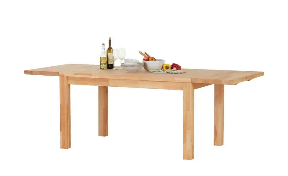 Esstisch mit Ansteckplatten Tilo BHL 90|76|140 cm