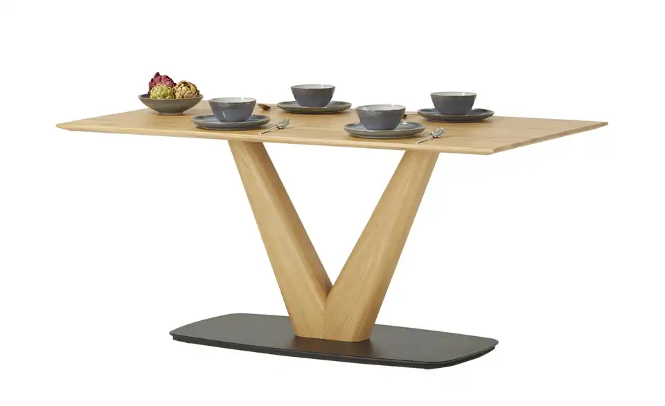 KOINOR Säulentisch massiv Dining System 3 BHL 80|76|120 cm