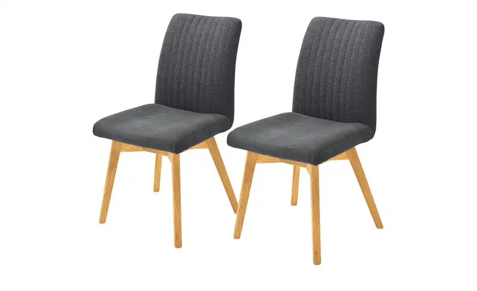 Woodford 2er Set Polsterstuhl im 2er Set Menda BHT 47|88|69 cm, Webstoff