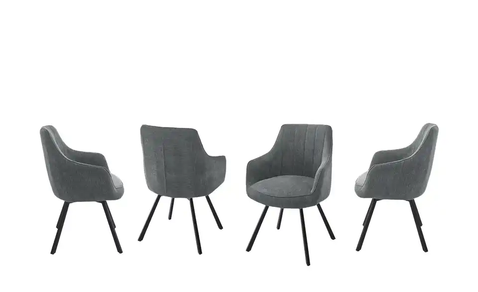 uno Armlehnstuhl drehbar Loro BHT 60|87|61 cm, Mikrofaser