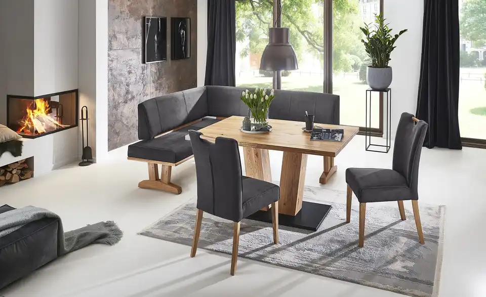 Woodford Polsterstuhl Mila BHT 46|94|48 cm, Mikrofaser