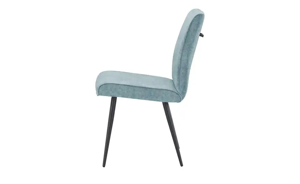 Polsterstuhl mit Griff 4402 BHT 48|91|60 cm, Mikrofaser in Samt-Optik