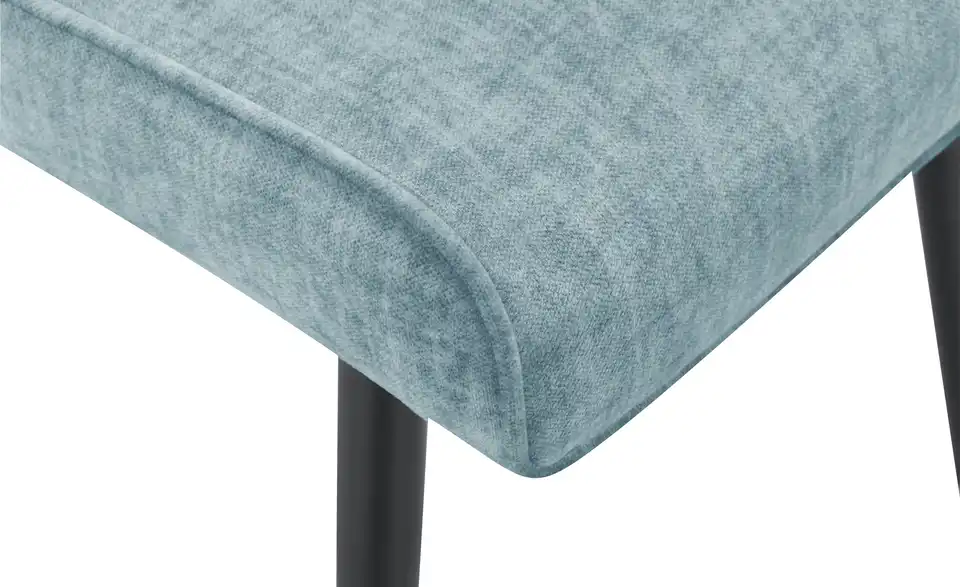 Polsterstuhl mit Griff 4402 BHT 48|91|60 cm, Mikrofaser in Samt-Optik