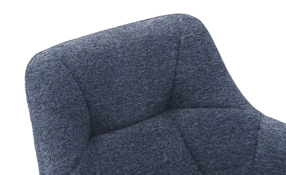 Dine + Mine Armlehnstuhl mit Steppung im Rücken Nador BHT 57|84|65 cm, Webstoff