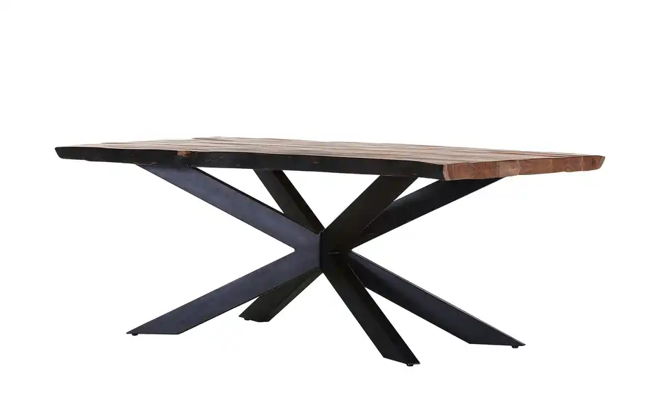 Woodford Massiv-Baumkantentisch Sida BHL 100|76|200 cm