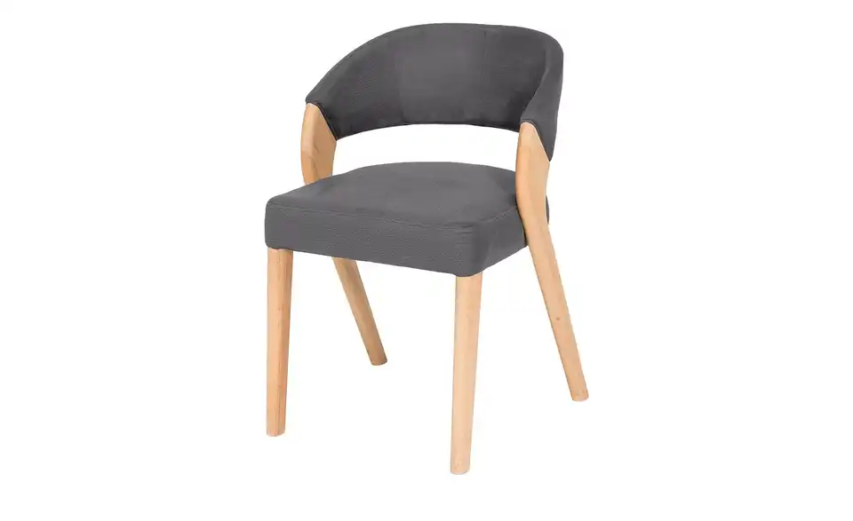 Woodford Esszimmerstuhl mit Design Gestell Marion BHT 52|81|57 cm, Mikrofaser