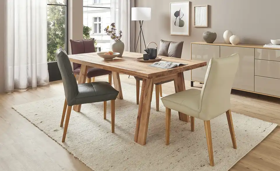 Woodford Polsterstuhl Toledo BHT 51|91|64 cm, Leder