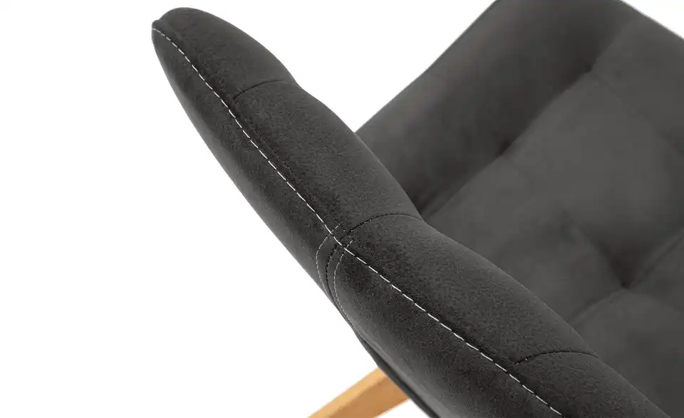 Woodford Esszimmerstuhl mit erhöhter Sitzkante Bennet BHT 56|84|63 cm, Mikrofaser