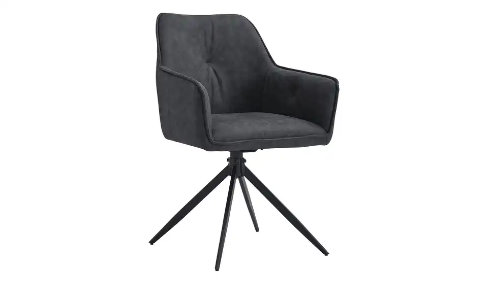 Armlehnstuhl drehbar Fernando BHT 58|86|63 cm, Mikrofaser