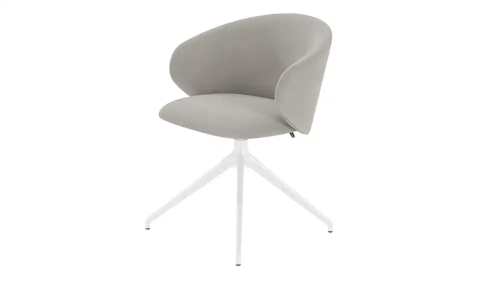 Connubia Polsterstuhl drehbar Tuka BHT 56,5|78|59 cm, Mikrofaser in Velours-Optik Connubia Polsterstuhl drehbar Tuka BHT 56,5|78|59 cm, Mikrofaser in Velours-Optik