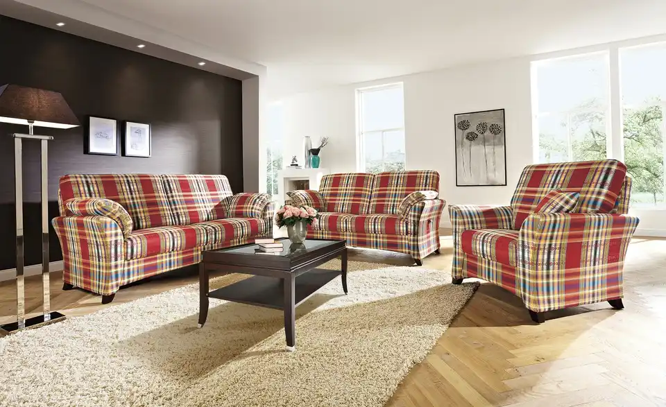 Sofa 2,5-sitzig verstellbare Armlehnen Mikado BHT 176|93|91 cm, Webstoff