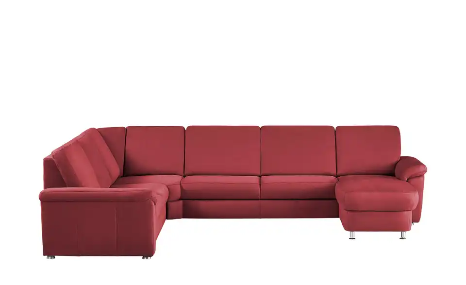 meinSofa Wohnlandschaft Mikrofaser Rita BHT 330|91|240 cm, Mikrofaser