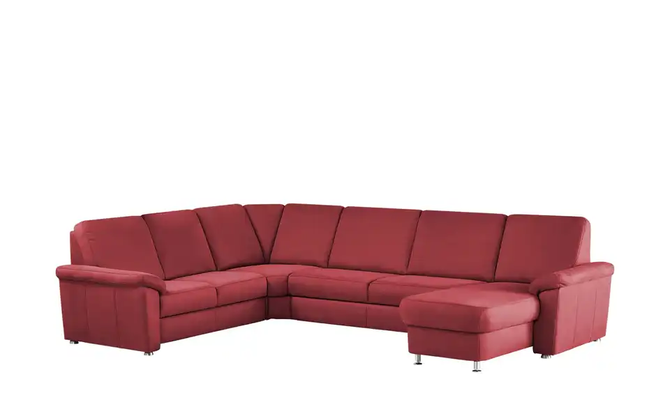 meinSofa Wohnlandschaft Mikrofaser Rita BHT 330|91|240 cm, Mikrofaser