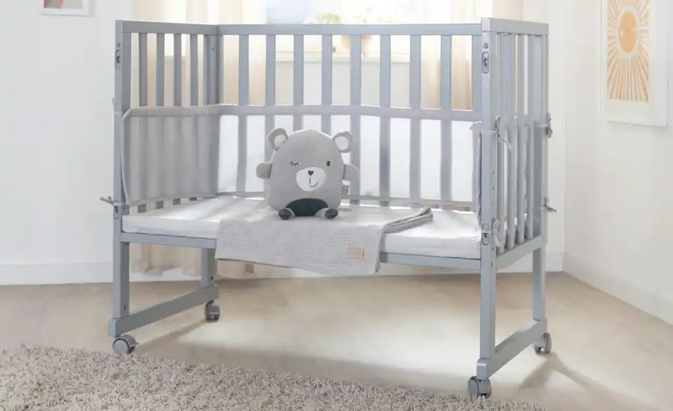 Roba Stuben- u0026 Beistellbett Style BHL 49,5|80,5|90 cm Roba Stuben- u0026 Beistellbett Style BHL 49,5|80,5|90 cm