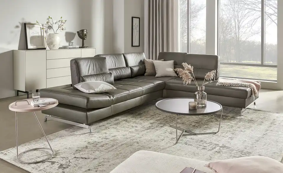 JOOP! Ecksofa Leder Loft 8108 BHT 299|86|250 cm, Leder