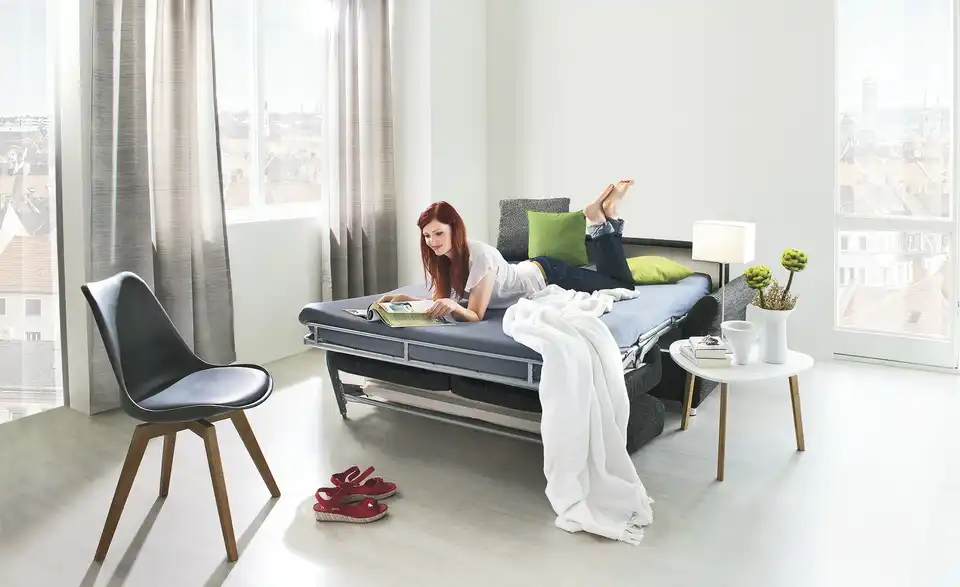 Betty Schlafsofa Webstoff Betty BHT 162|86|97 cm, Webstoff