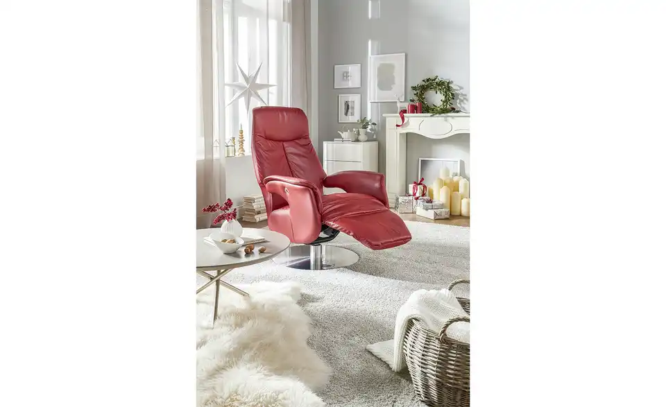 Nils Olsen Relaxsessel Leder / Kunstleder Nils BHT 70|111|79 cm, Leder