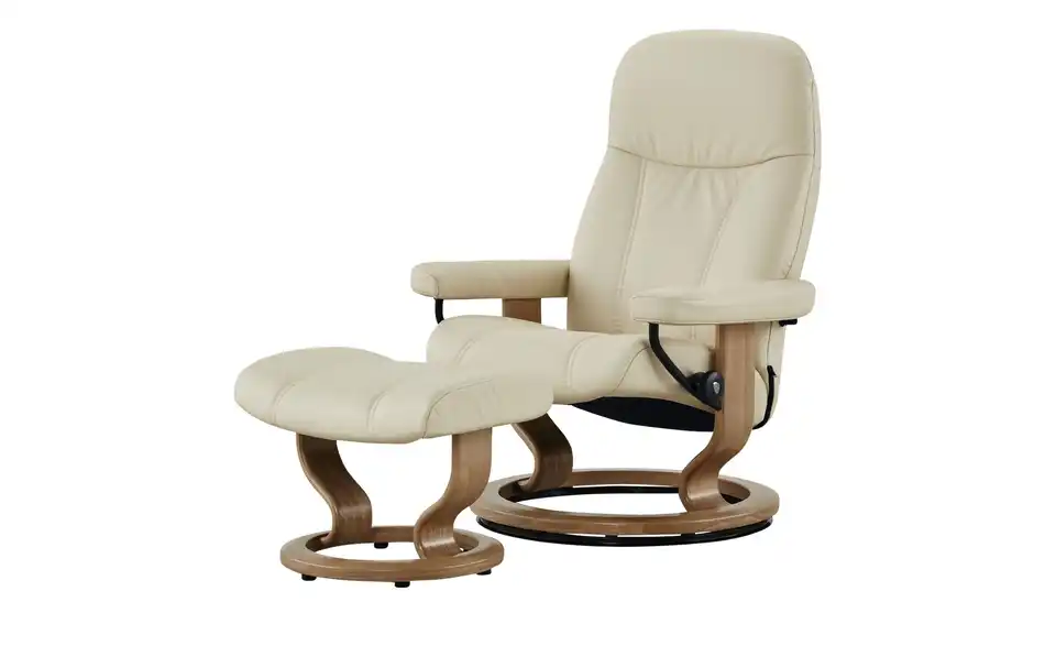 Stressless Relaxsessel mit Hocker Leder Consul M BHT 76|100|71 cm, Leder Stressless Relaxsessel mit Hocker Leder Consul M BHT 76|100|71 cm, Leder