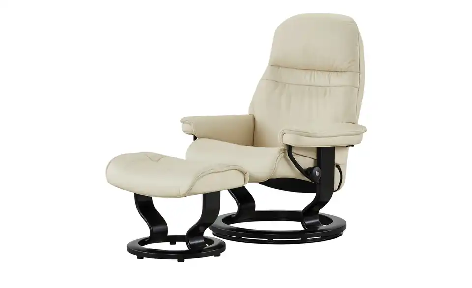 Stressless Relaxsessel mit Hocker Leder Sunrise M BHT 79|103|73 cm, Leder