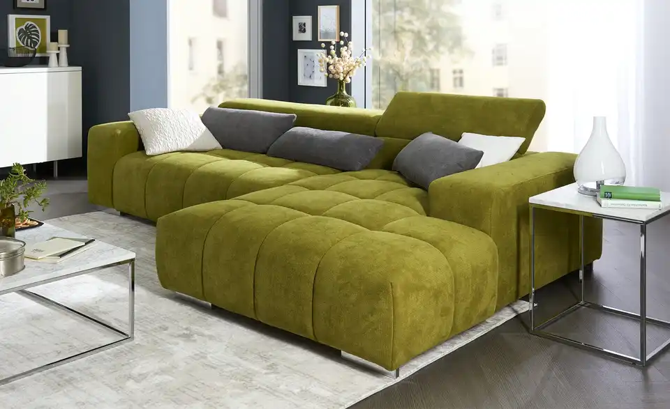 uno Ecksofa Origo BHT 307|73|186 cm, Mikrofaser