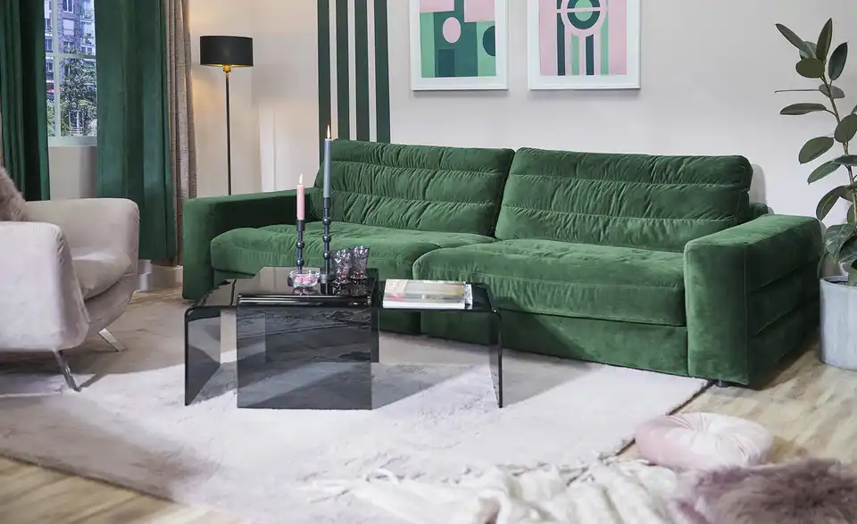 Big Sofa Scarlatti BHT 296|83|125 cm, Samt