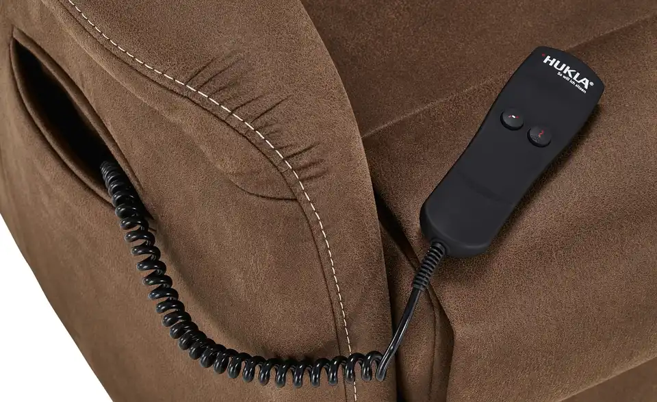 Hukla Fernsehsessel Mikrofaser Manuel BHT 78|108|90 cm, Mikrofaser