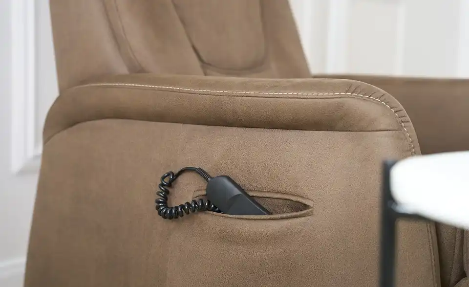 Hukla Fernsehsessel Mikrofaser Manuel BHT 78|108|90 cm, Mikrofaser