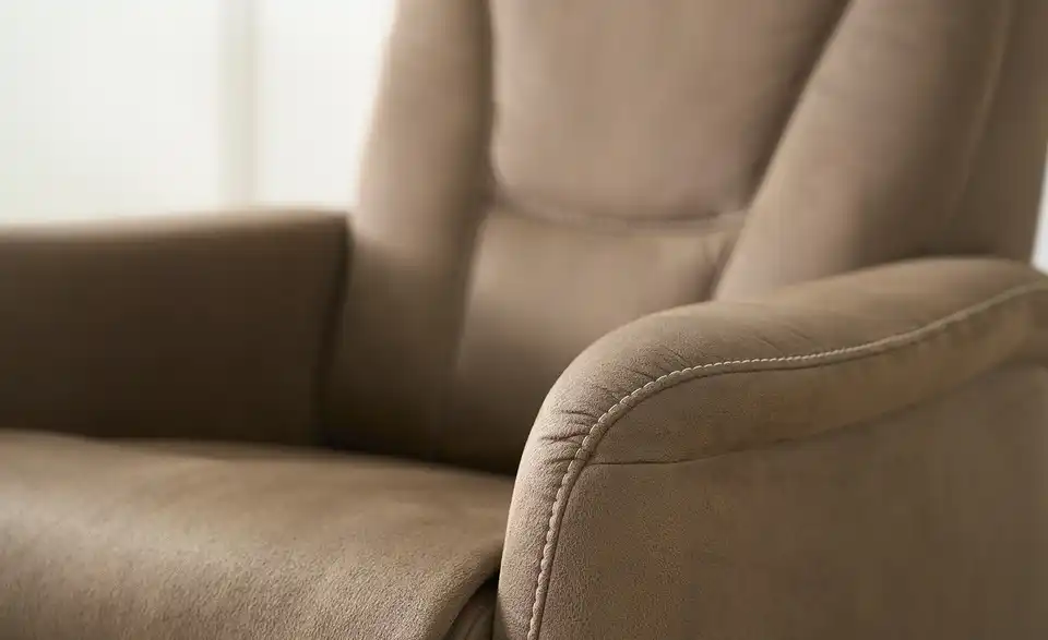 Hukla Fernsehsessel Mikrofaser Manuel BHT 78|108|90 cm, Mikrofaser