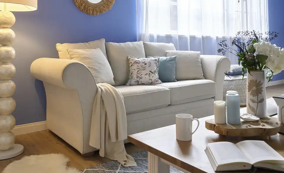 Sofa Olivia BHT 215|100|98 cm, Webstoff