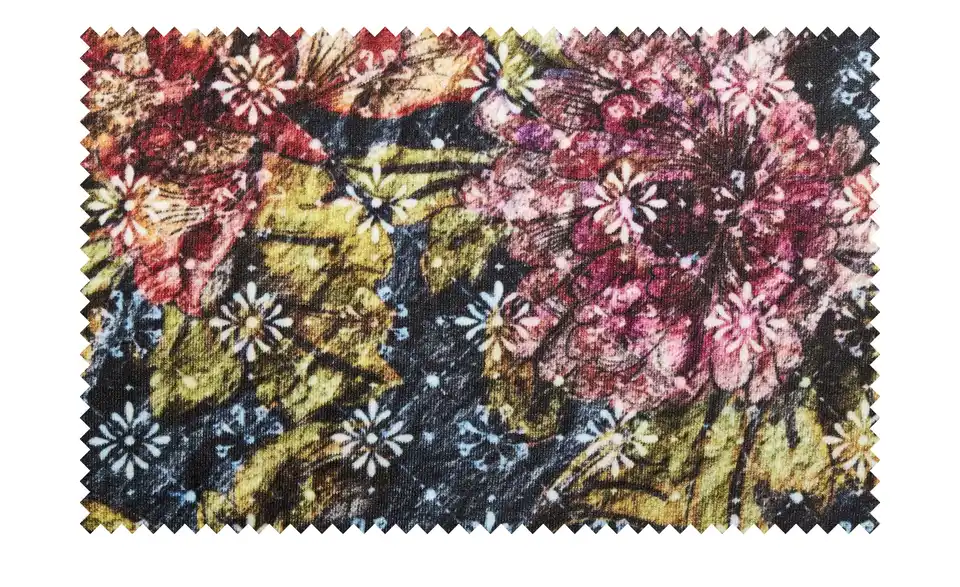 Max Schelling Sessel Blumenmuster Master BHT 82|102|81 cm, Velours