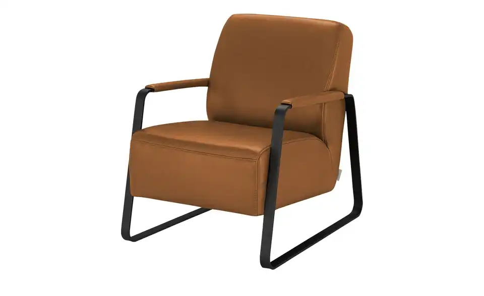 W.SCHILLIG Leder Sessel 17350 Quadroo BHT 65|82|82 cm, Leder