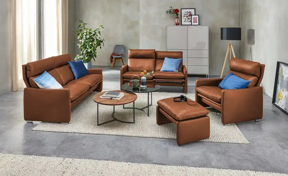 erpo just relax Ledersofa JR 290 Trento BHT 157|93|86 cm, Leder
