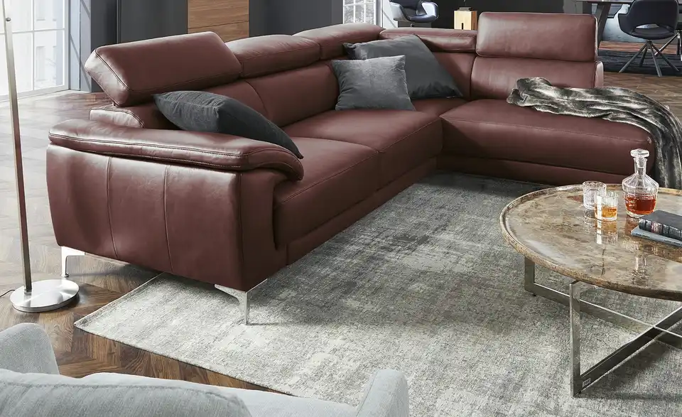 Max Schelling Ecksofa Vita BT 293|209 cm, Leder
