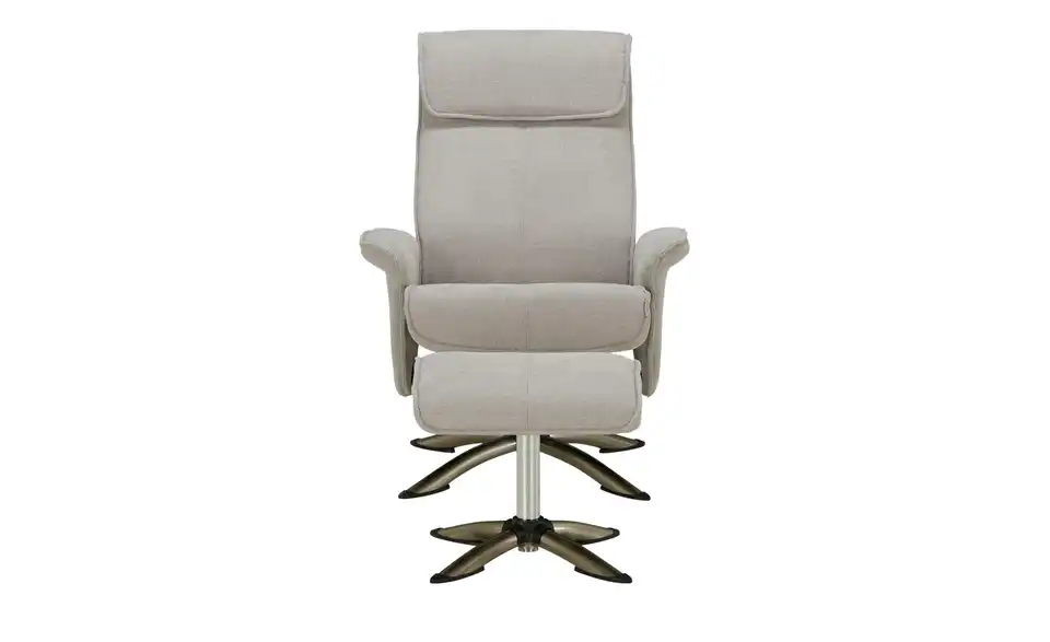 Fernsehsessel mit Hocker Babette BHT 76|105|81 cm, Webstoff