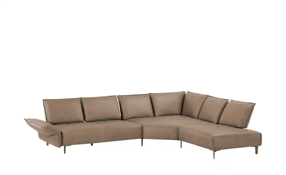 W.SCHILLIG Ecksofa aus Echtleder Bonnie BHT 340|85|272 cm, Leder
