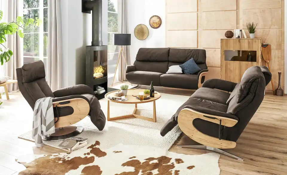 himolla Einzelsofa Leder mit verschiedenen Funktionen 4818 BHT 187|106|92 cm, Leder